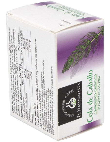 El Naturalista Cola De Caballo 60Cáps