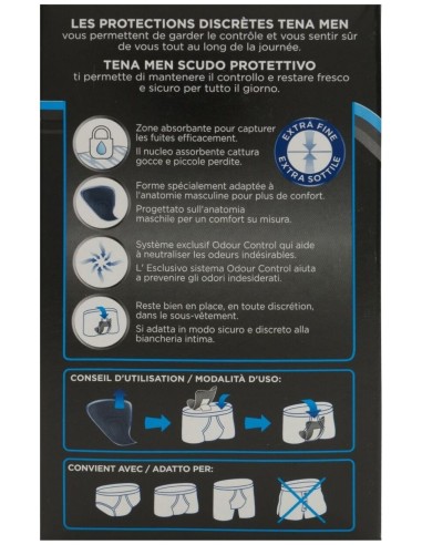 Tena Men Escudo Protector Extra Fino 14Uds