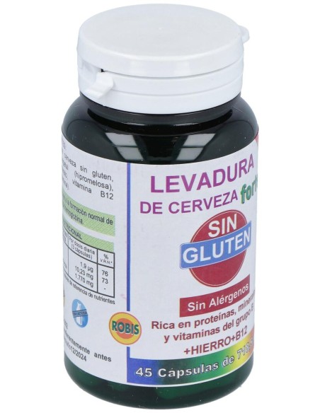 Levadura De Cerveza Forte Sin Gluten 45Cap.