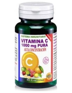 Vitamina C Pura 1000Mg. 40Cap.