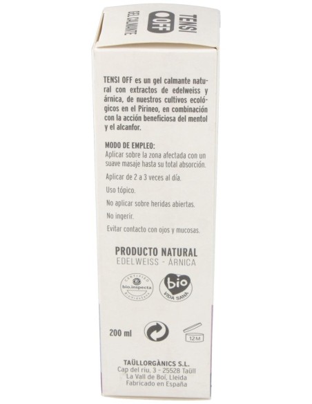 Taullorganics Tensi Off Gel Calmante 200Ml