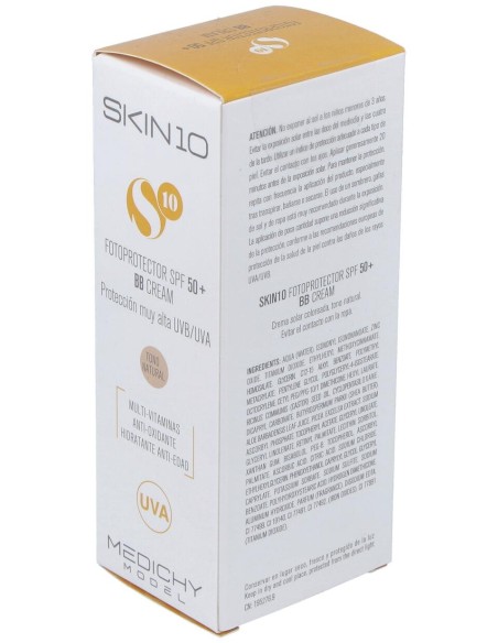 Medichy Model Skin 10 Fotoprotector Spf 50+ Bb Cream S10 Crema 50 Ml