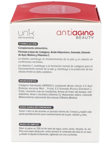 Unik Antiaging Beauty 30Sticks