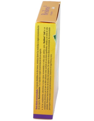 100% Natural Resiliens Cold 30 Cápsulas