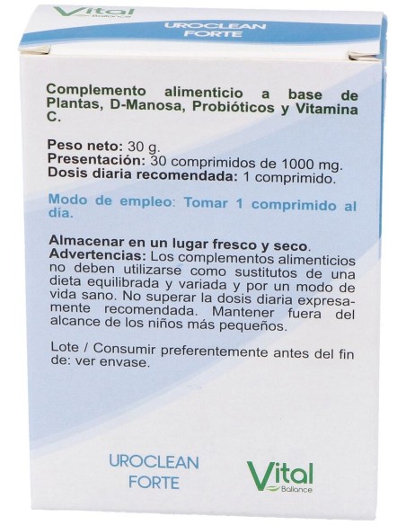 Vital Ballance Uroclean Forte 30Comp