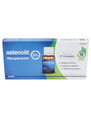 Astenolit Recuperacion 12Viales Bebibles