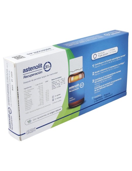 Astenolit Recuperacion 12Viales Bebibles