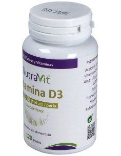 Nutravit Vitamina D3 120 Perlas 2