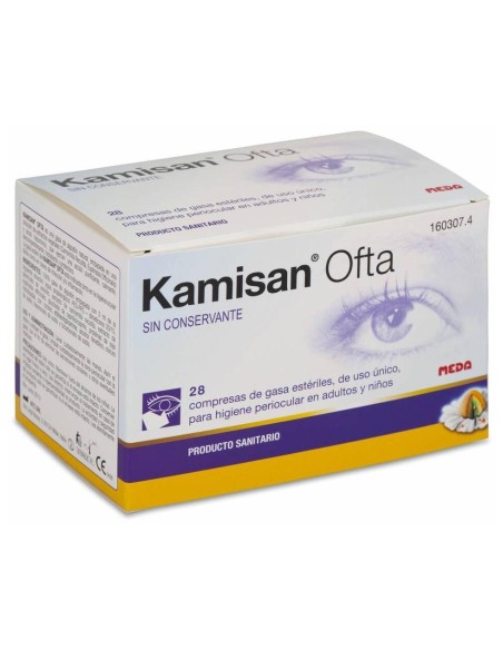Kamisan Ofta Sin Conservante Higiene Periocular 28Uds