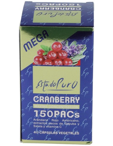 Tongil Estado Puro Cranberry Mega 150 40 Cápsulas