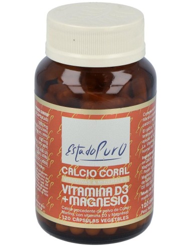 Tongil Estado Puro Calcio Coral Vitamina D3 + Magnesio 120Caps