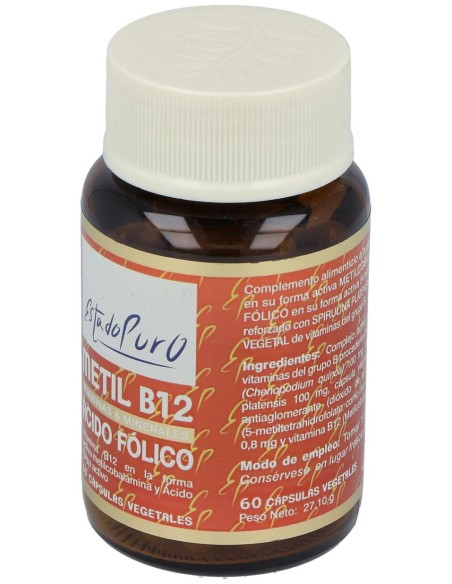 Tongil Estado Puro Metil B12 Ácido Fólico 60Caps