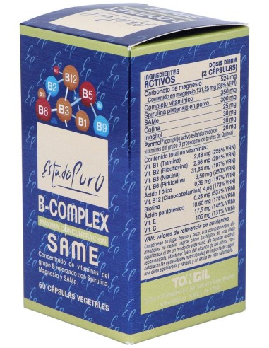 B Complex-Same 60Cap. Estado Puro