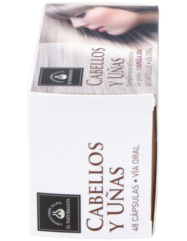 El Naturalista Cabellos Y Uñas, 48 Cápsulas