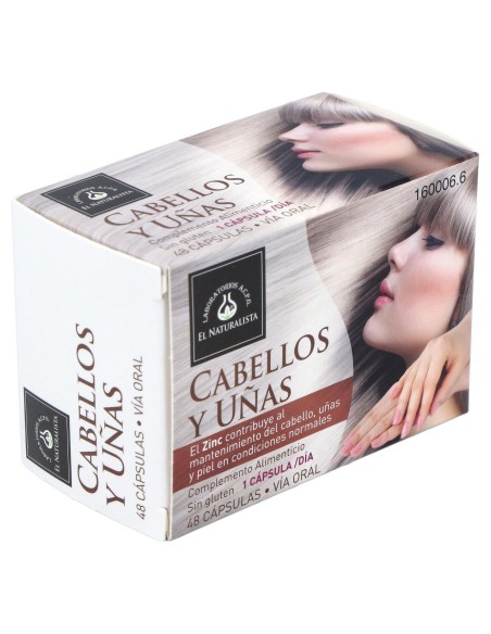 El Naturalista Cabellos Y Uñas, 48 Cápsulas