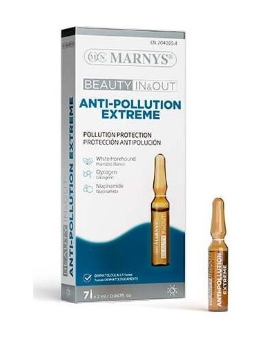 Marnys Beauty In Y Out Antipollution Extreme 7 Ampollas