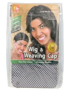 Beauty Town Gorro Tejida Red Cabello Negro 1Ud