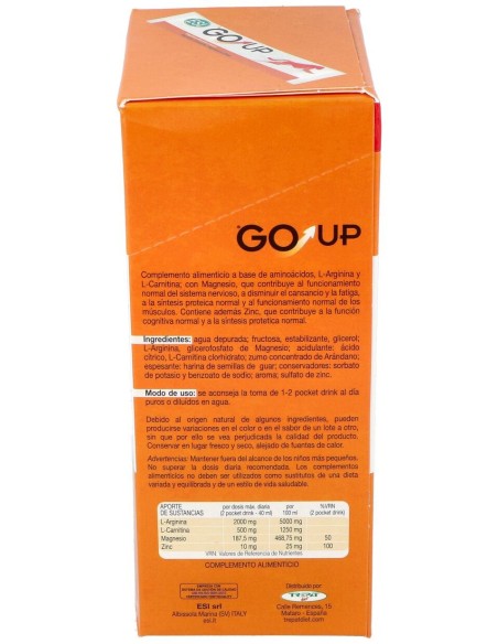 Esi Go-Up Pocket Drink 16 Sobres