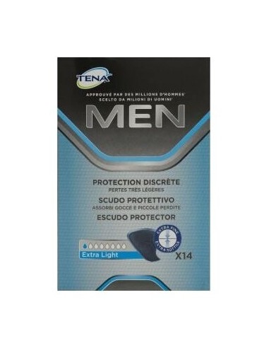 Tena Men Escudo Protector Extra Fino 14Uds
