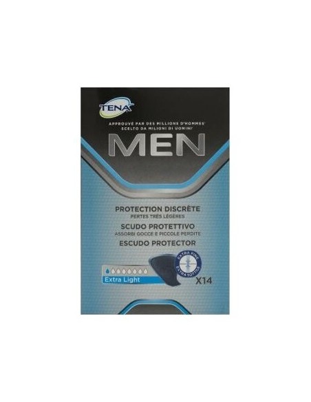Tena Men Escudo Protector Extra Fino 14Uds