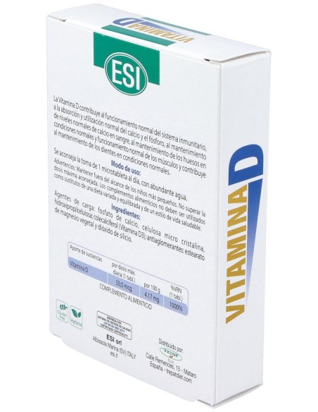Esi Vitamina D 30 Tabletas