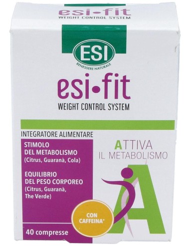 Esi Fit Activa El Metabolismo Con Cafeína 40Comp