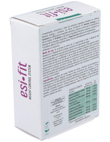 Esi Fit Activa El Metabolismo Con Cafeína 40Comp