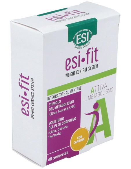 Esi Fit Activa El Metabolismo Con Cafeína 40Comp