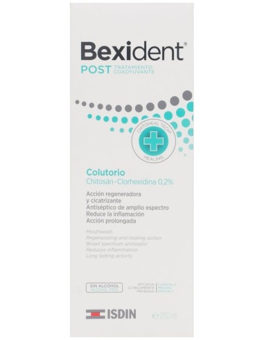 Isdin Bexident Post Tratamiento Colutorio, 250 Ml