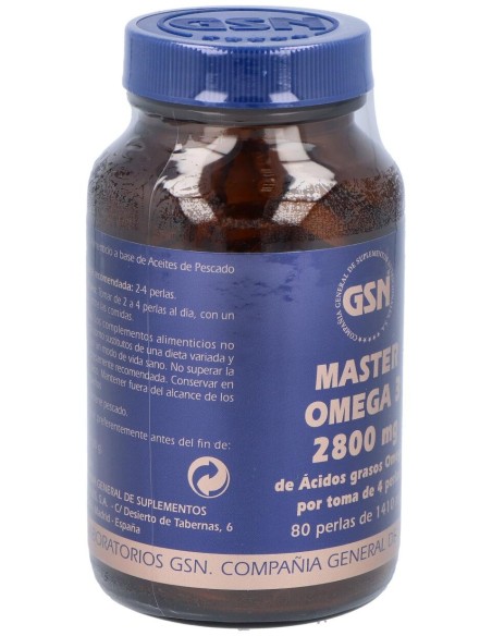 Gsn Master Omega 3 80 Perlas