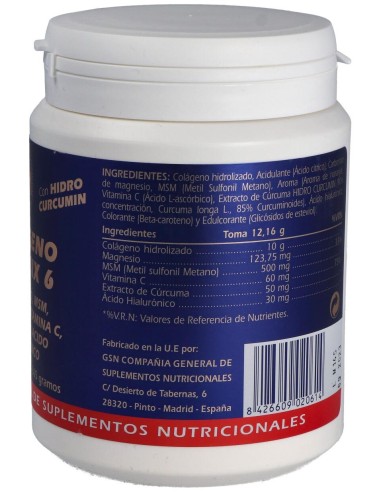 Gsn Colageno Opti-Mix 6 365G
