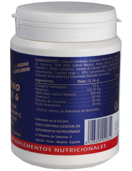 Gsn Colageno Opti-Mix 6 365G