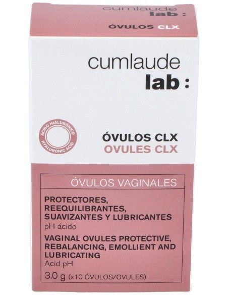 Cumlaude Óvulos Vaginales Clx, 10 Óvulos