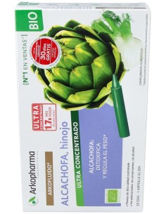 Arkopharma Arkofluido Alcachofa - Hinojo Ultraconcentrado 20Ampollas 2