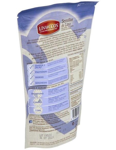 Semillas De Lino Molidas 200Gr. Bio