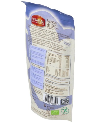 Semillas De Lino Molidas 200Gr. Bio