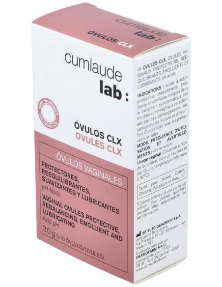 Cumlaude Óvulos Vaginales Clx, 10 Óvulos