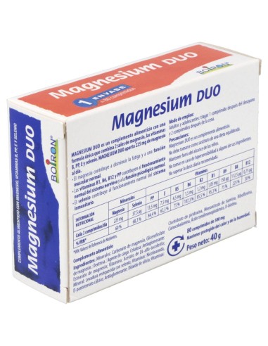 Boiron Magnesium Duo, 80 Comprimidos