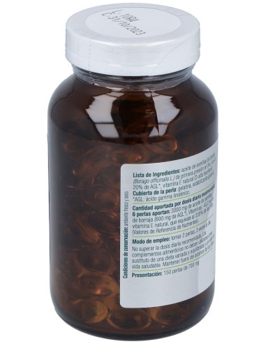 El Granero Aceite De Borraja 500Mg Primera Presión En Frío 150 Perlas