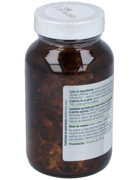 El Granero Aceite De Borraja 500Mg Primera Presión En Frío 150 Perlas