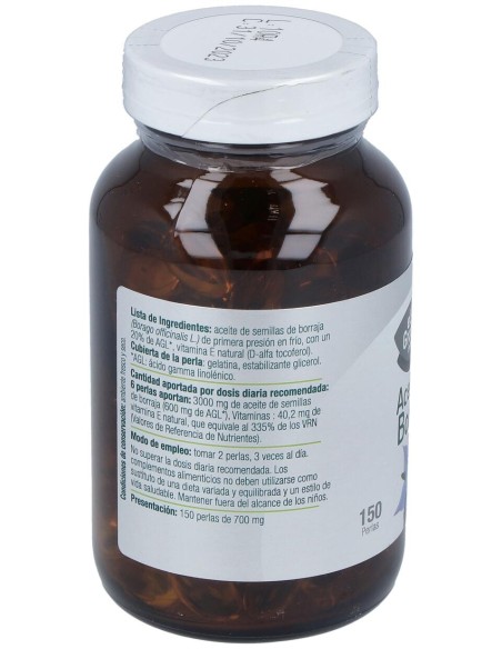 El Granero Aceite De Borraja 500Mg Primera Presión En Frío 150 Perlas