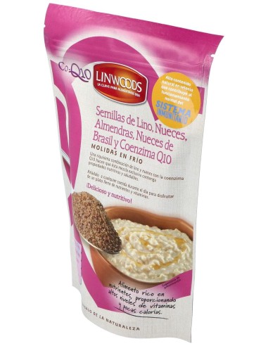 Semillas De Lino Con Nueces Almendras Q10 200Gr.