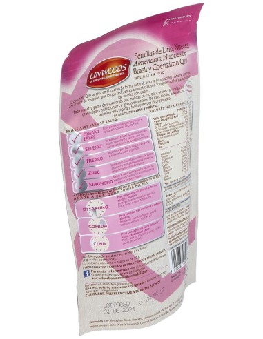 Semillas De Lino Con Nueces Almendras Q10 200Gr.