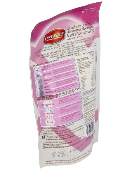 Semillas De Lino Con Nueces Almendras Q10 200Gr.