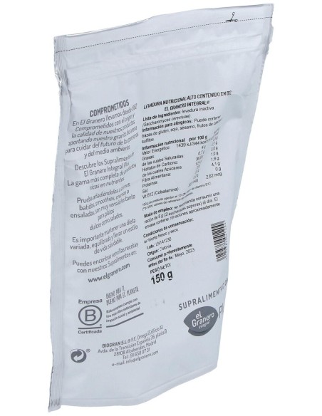 Granero Integral Levadura Nutricional Vit. B12 100G