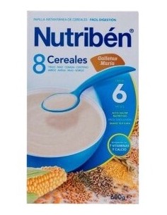 Nutribén® 8 Cereales Y Galletas María 600G