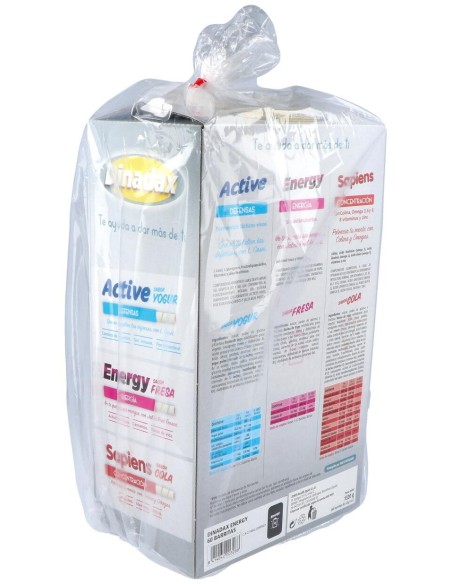 Dinadax Energy (Fresa) Expositor 60Barritas