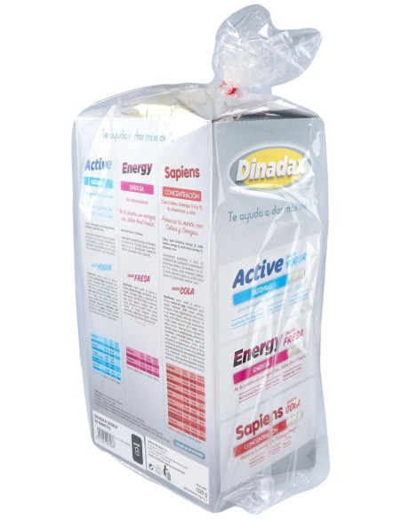 Dinadax Energy (Fresa) Expositor 60Barritas