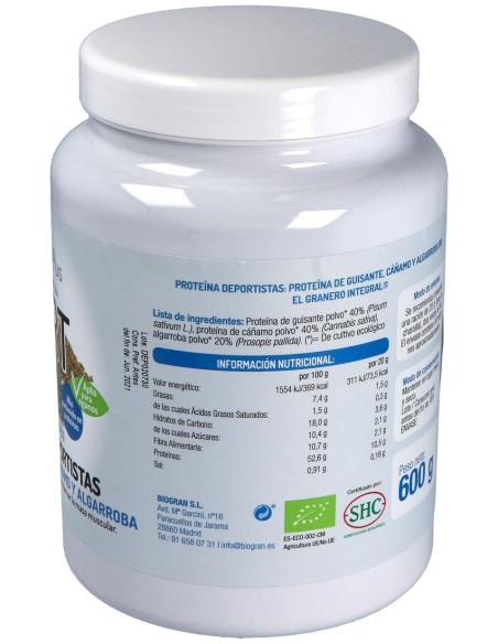 Sprt Deportistas Superalimento Bio 600Gr.