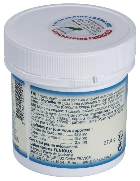 Fenioux Curcuma Proactif 230Mg 90Caps